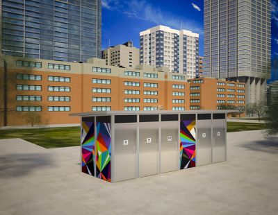 Incube toilet building is made using premium quality materials and fixtures.